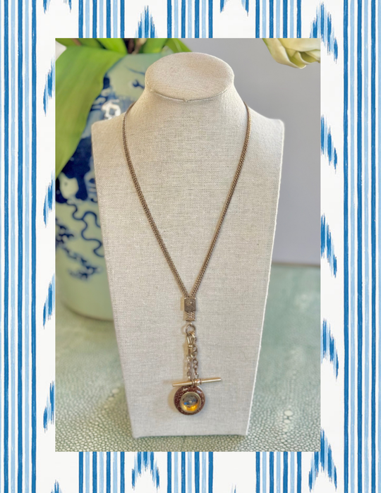 Gold Filled Victorian Charm Necklace, VINTAGE LUXE SPRING DROP #7