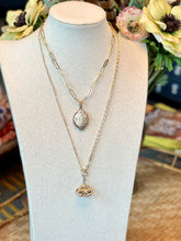 Victorian Monogram Gold Filled Fob Pendant