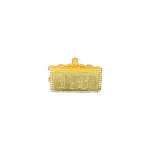 Victorian Monogram Gold Filled Fob Pendant