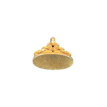 Victorian Monogram Gold Filled Fob Pendant