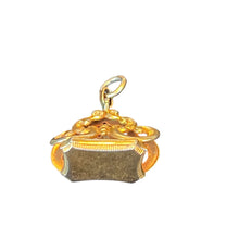 Victorian Monogram Gold Filled Fob Pendant