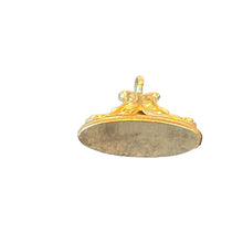 Victorian Monogram Gold Filled Fob Pendant