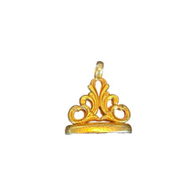 Victorian Monogram Gold Filled Fob Pendant