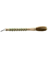 Calligraphy Brush, Jade Abacus Beads, Medium
