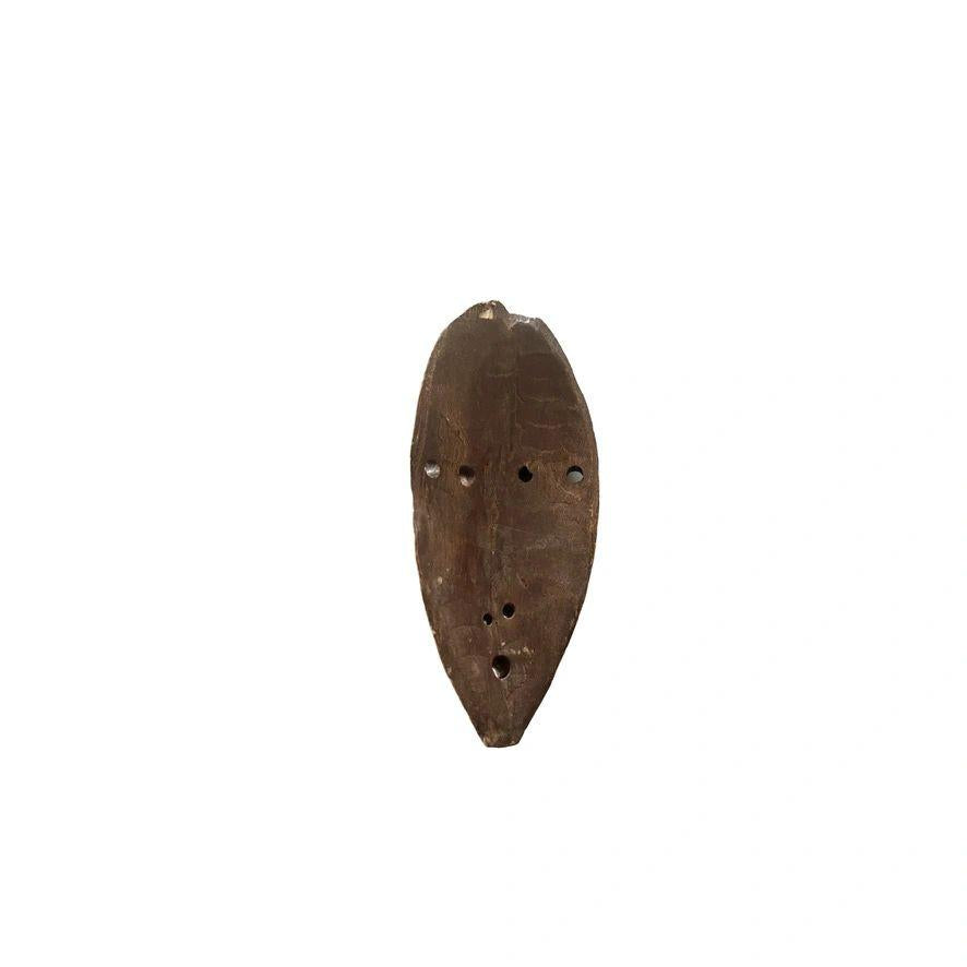 an old authentic antique african passport mask dan tribe