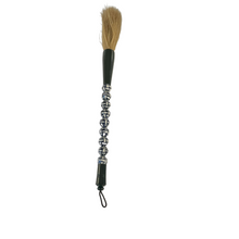 Calligraphy Brush, Blue and White Porcelain Chinoiserie Basketweave Design