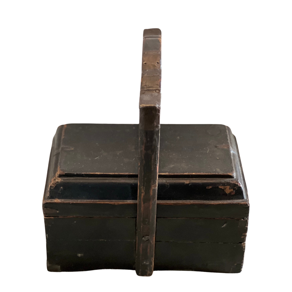 taka　中国　古錫漢詩刻　四方盒子肉池　小箱　約193g　D　R8858 Antique Chinese Shanxi Lidded Lunch Box – Luxe Curations