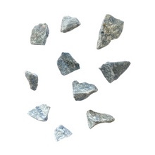 Raw Blue Quartz Chunks, Set of 10
