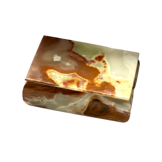 Vintage Onyx Rectangle Keepsake Box