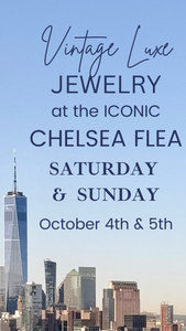 Vintage Luxe Popping Up in NYC for the Weekend Oct 4th & 5th!!