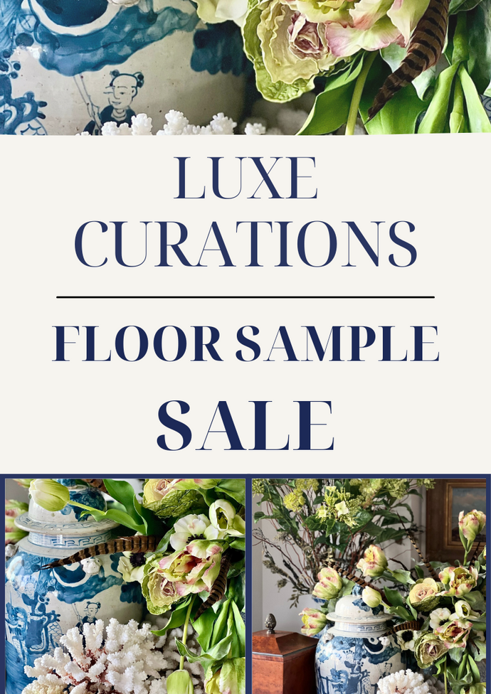 ** 50% OFF FLOOR SAMPLE SALE ** &  20% OFF SHOP  ** FALL INTO LUXE