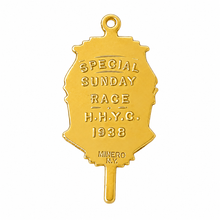 Vintage 1938 Sunday Races Horseshoe Key Winder Charm