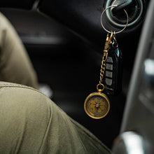 Compass Bag Charm / Key Chain