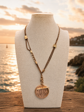 Victorian Gold-Filled Watch Chain Necklace | Oversized Monogram Locket
