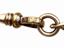 Victorian Gold-Filled Watch Chain Necklace | Anchor & Fish