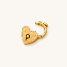 Victorian-Inspired Gold-Filled Working Heart Lock – Small 10mm