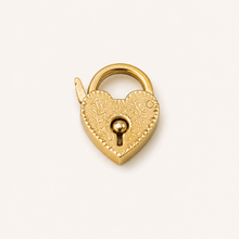 Victorian-Inspired Gold-Filled Working Heart Lock – Small 10mm