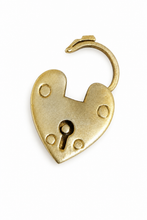 Victorian-Inspired Gold-Filled Working Heart Lock – Large 25mm