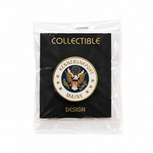 VINTAGE KENNEBUNKPORT PRESIDENTIAL ERA ENAMEL PIN | NEW OLD STOCK