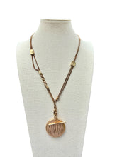 Victorian Gold-Filled Watch Chain Necklace | Oversized Monogram Locket