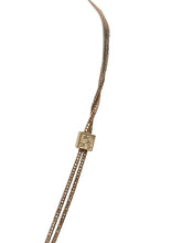 Victorian Gold-Filled Watch Chain Necklace | Oversized Monogram Locket