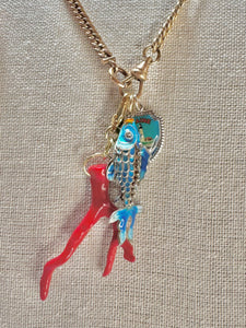 Mainly Nautical Antique Watch Chain Charm Necklace - Seacraft Collab
