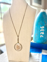 Antique Watch Chain Victorian Locket Pendant Necklace - Seacraft Collab