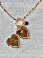US NAVY Heart Locket Antique Watch Chain Charm Necklace - Seacraft Collab