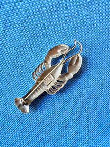 Sterling Silver Lobster Brooch - Seacraft Collab