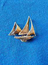 Sterling Silver Sailboat Brooch - Seacraft Collab