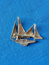 Sterling Silver Sailboat Brooch - Seacraft Collab