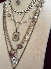 Victorian Antique Style Silver Heart Pad Lock, Large