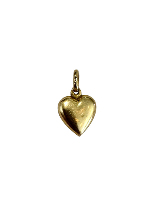 14k Gold Mini Heart Charm