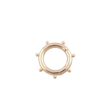 Captain’s Wheel 18K Gold-Filled Charm Holder