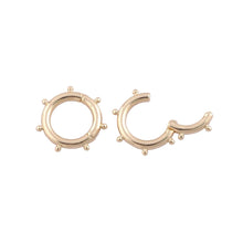 Captain’s Wheel 18K Gold-Filled Charm Holder
