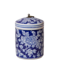 Blue and White Porcelain Peony Storage Jar