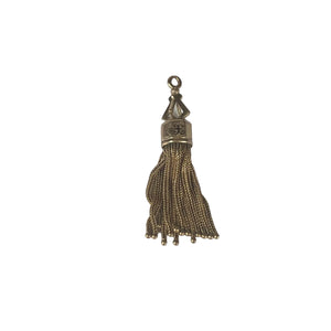 Victorian Yellow Gold 9K Victorian Tassel Gold Pendant