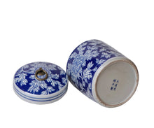 Blue and White Porcelain Peony Storage Jar