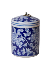 Blue and White Porcelain Peony Storage Jar