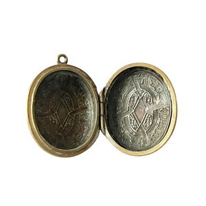 Early Victorian Yellow Gold Filled Locket