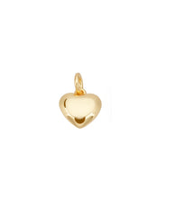 18k Gold Plated Hanging Heart Charm
