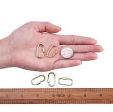 18k Gold Plated Carabiner Charm Holder