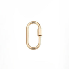 18k Gold Plated Carabiner Charm Holder