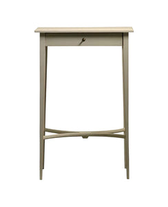 Chelsea Textiles Gustavian Ash Gray Lacquered Side Table