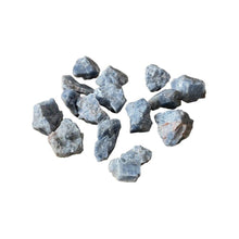 Blue Calcite Chunks, Set of 10