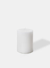 3" x 4" White Pillar Candle
