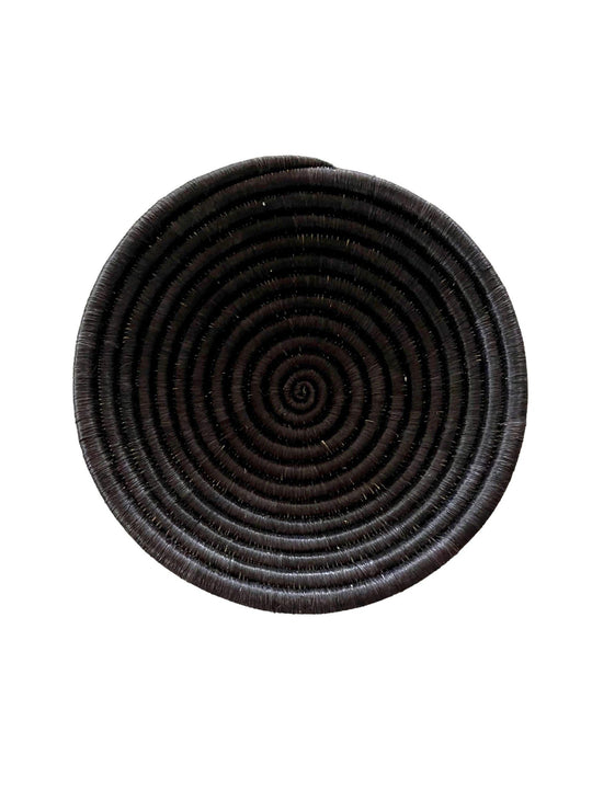 Handwoven African Basket Midnight