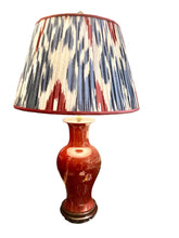 Vintage Vase Lamp Base- Sang de Boeuf
