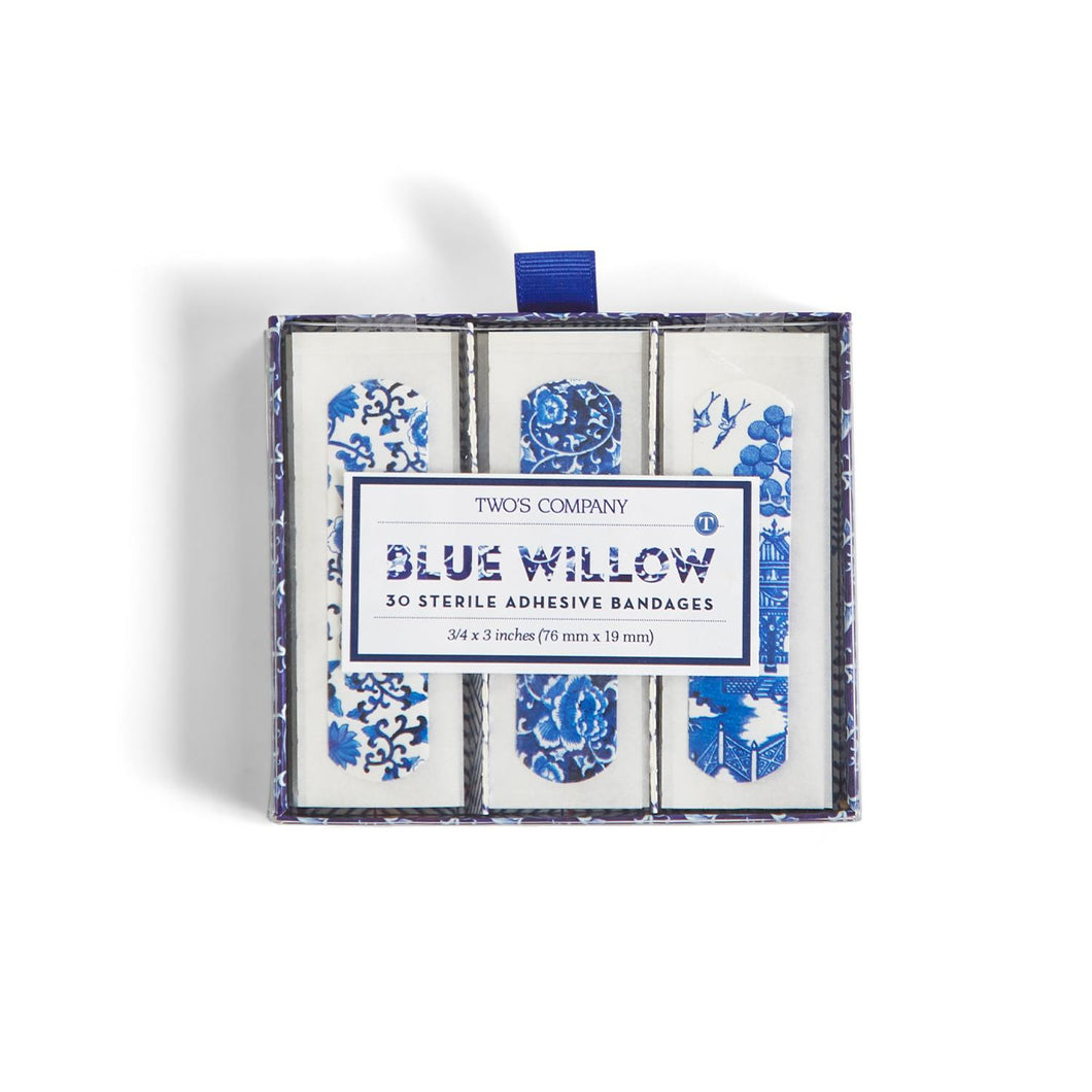 Blue Willow Bandages in Gift Box, 3 Colorations / Patterns