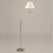 Buckton Floor Lamp, Nickel